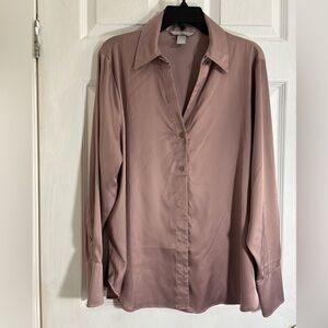 H&M Mauve Blouse